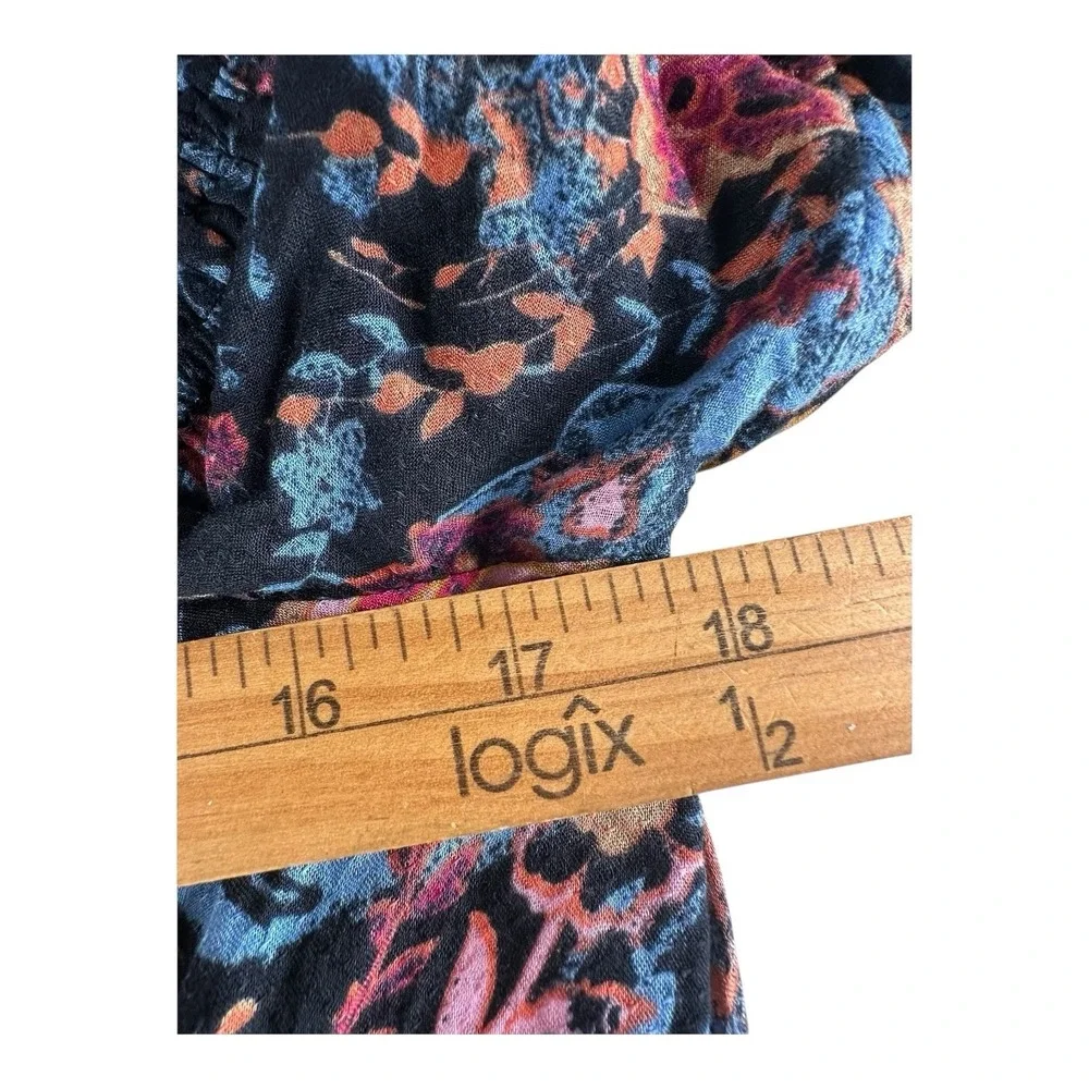 Free People Free Spirit Off The Shoulder Floral Print‎ Top Size Small